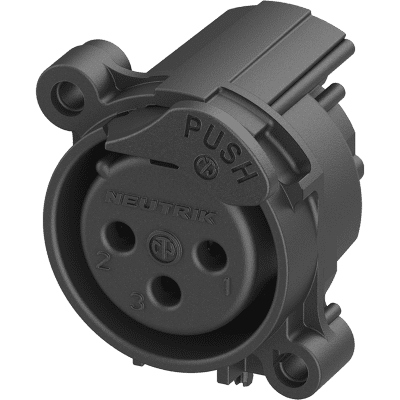 Afbeelding van XLR chassis A 3 pin bus PCB-H ESD (NC3FAH-DAE)